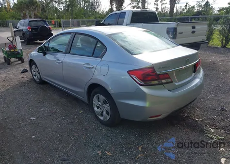 2014 Honda Civic Lx из США, поврежденный, VIN 19XFB2F52EE254715